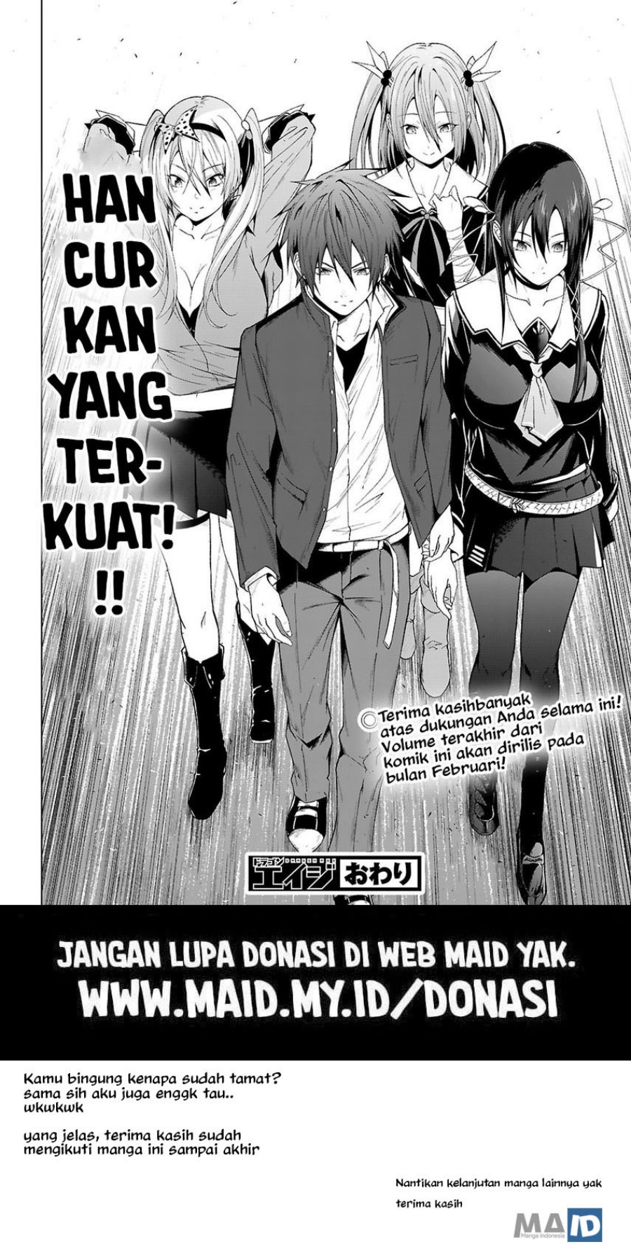 Maou Gakuen no Hangyakusha Chapter 49 END Gambar 22